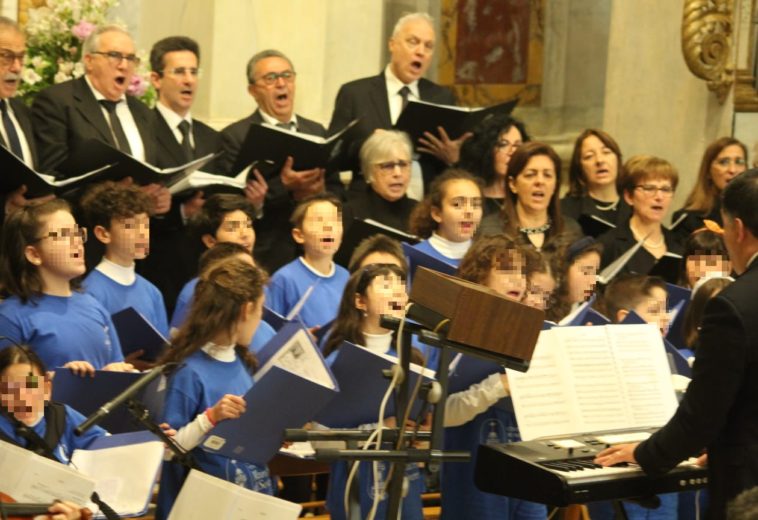 Giovinazzo (BA): concerto dei Pueri Cantores di Torrespaccata e di Terlizzi alla Parrocchia di San Domenico