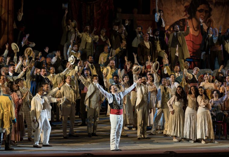 Emozionante e ultima rappresentazione della Carmen all’Arena di Verona