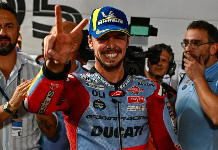 MotoGP: Fabio Di Giannantonio vince in Qatar davanti a Bagnaia e a Marini