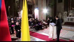 L'intervento di S.E. Sahakyan