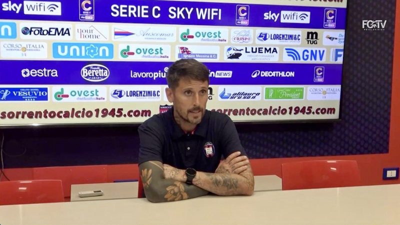 Crotone, Greco: “Bari forte e candidato a vincere il campionato”